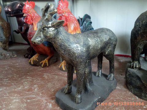 铜雕鹿动物雕塑